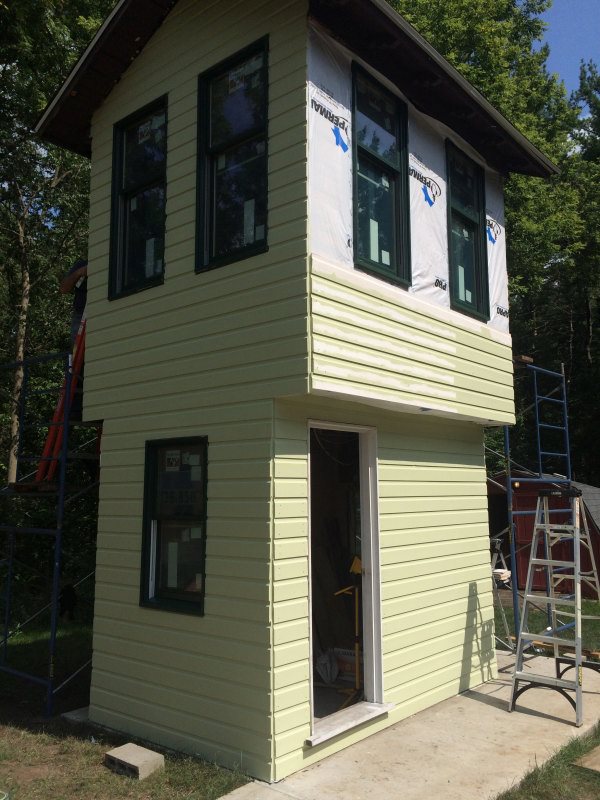 August 19, 2017 - new siding in progress